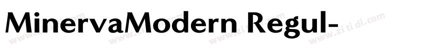 MinervaModern Regul字体转换